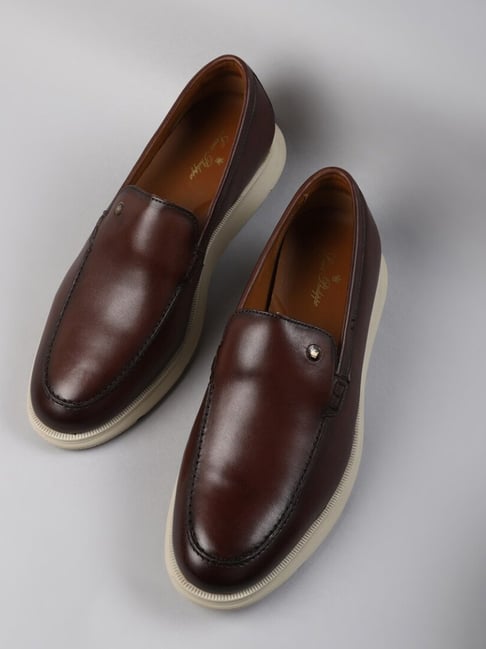 Louis Philippe Men's Brown Casual Loafers-picture-43