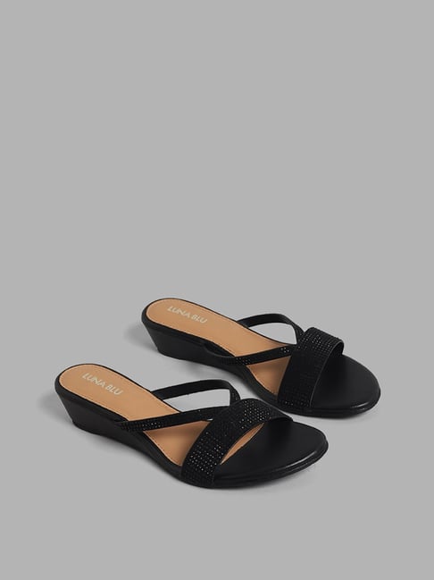 Corkys Pleasant Wedge Sandals in Black Suede – Emma Lou's Boutique