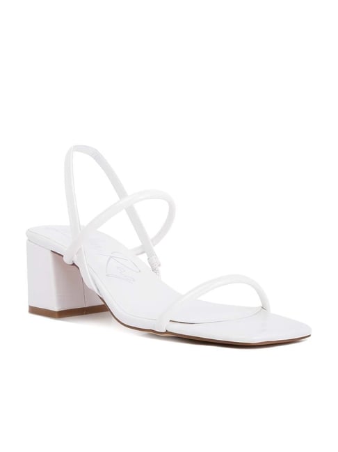 London Rag Women's White Sling Back Sandals-picture-25