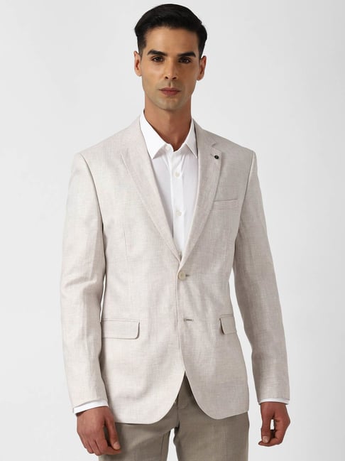 Van heusen hotsell white blazer