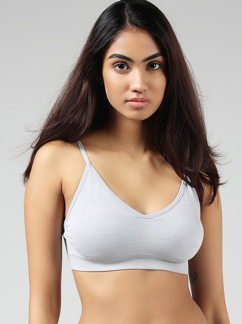Buy Wunderlove by Westside Black Padded Non-Wired Sports Bra for