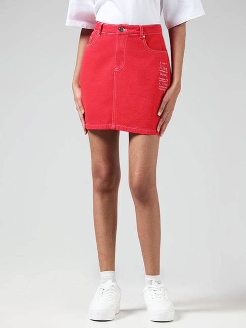 Buy Boho Wrap Around Skirt Ethnic Style Cotton Denim Skirt Knee Length Skirt  Green at Amazon.in