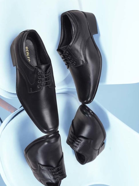Buy Healers by Liberty Men's Black Derby Shoes for Men at Best