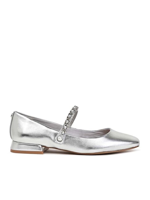 Aldo Women s Silver Mary Jane Shoes