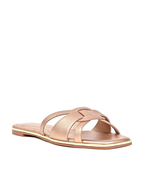 Buy Aldo Women s Rose Gold Casual Sandals for Women at Best Price