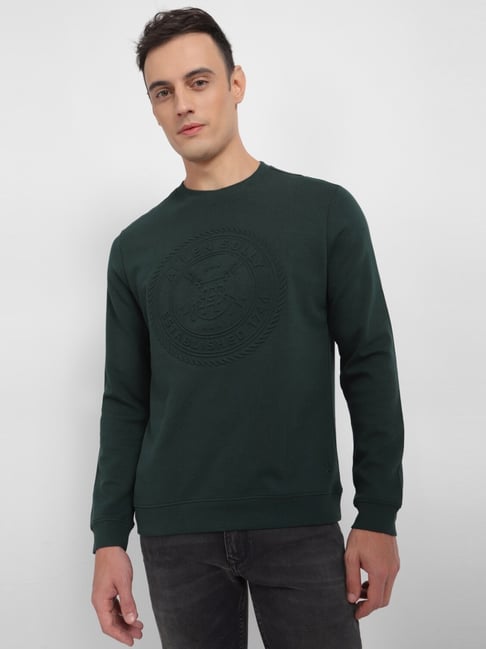 Allen solly green cheap sweatshirt