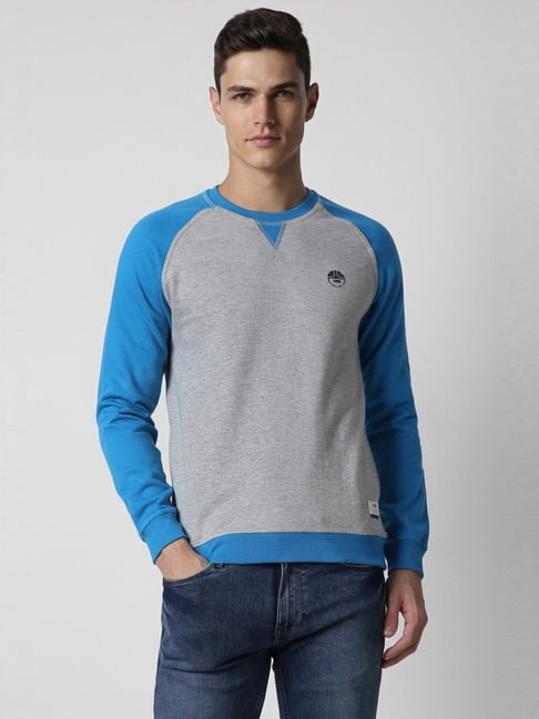 Full Sleeve Peter England Grey Sweatshirt Buy Peter England Men