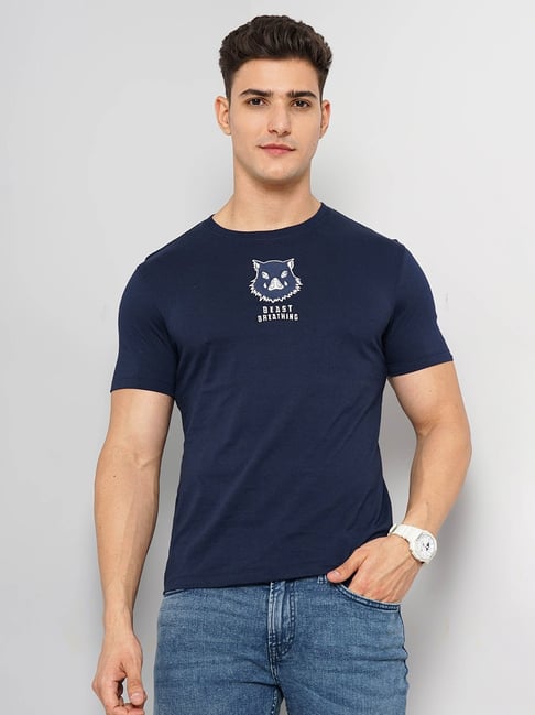 Buy Blue Tshirts for Men by Celio Online | Ajio.com