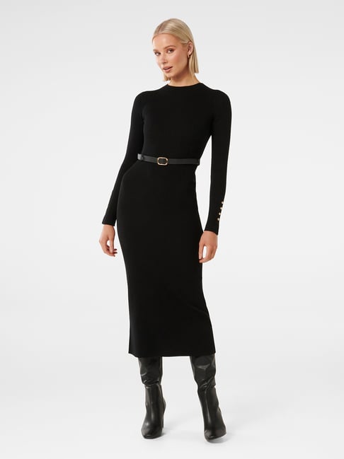hannah round neck ribbed midi dress Buy Reiss Navy Hannah Round Neck Ribbed Midi Dress from Next USA