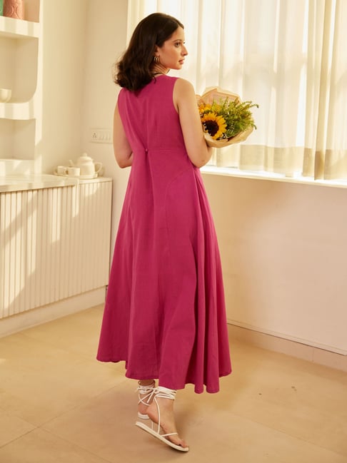 Buy Happi Space Hot Pink Savannah Dress for Women Online @ Tata