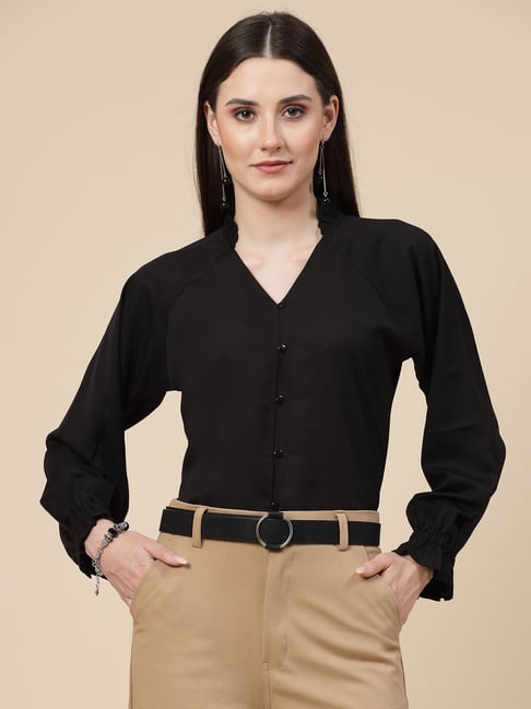 Style Quotient Black Regular Fit Shirt-picture-11