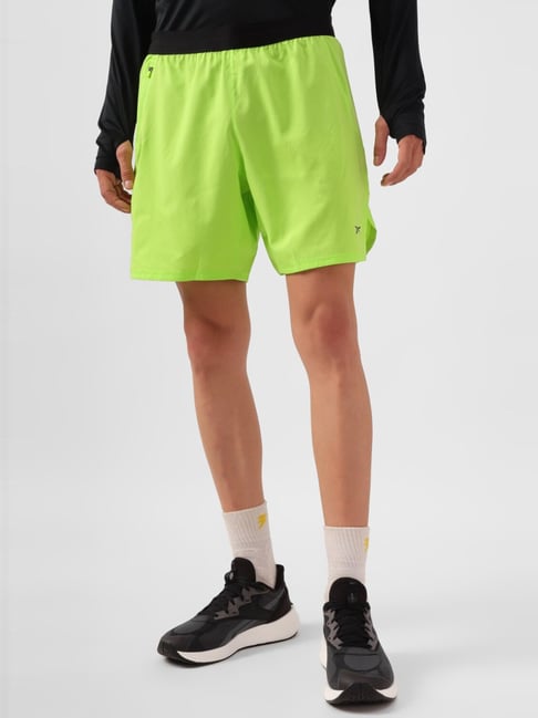 Reebok Green Regular Fit Sports Shorts