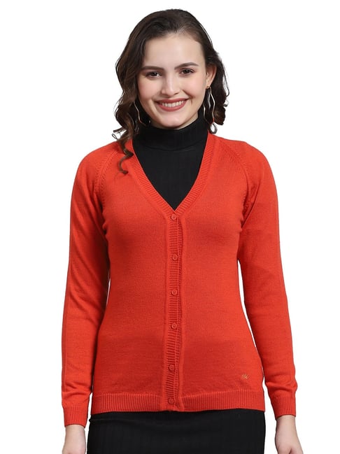 Monte Carlo Red Regular Fit Sweater-picture-12