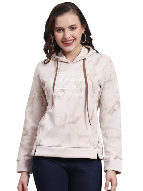 Monte Carlo Beige Graphic Print Hoodie-picture-23
