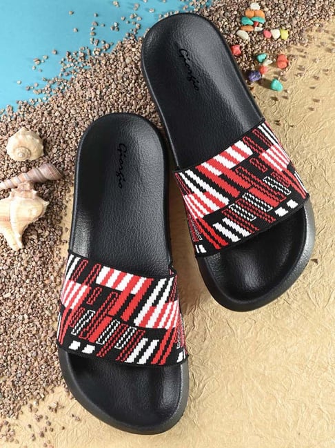 Giorgio Men's Red Slides-picture-25