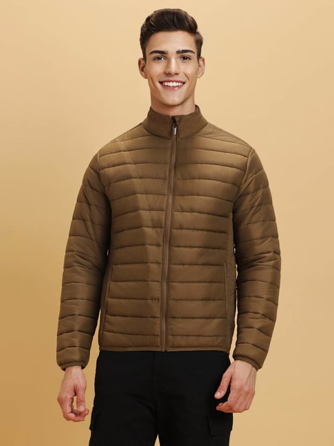 Funnel neck puffer jacket forever clearance 21