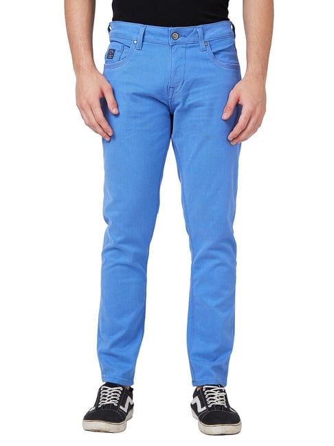 Buy SPYKAR Blue Washed Ultra Slim Fit Stretchable Jeans - Jeans for Men  1391794 | Myntra