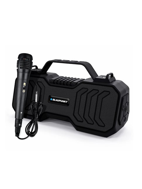 Blaupunkt Atomik BB20 Wireless Bluetooth Party Speaker 20W with Dual Passive Radiator (Black)