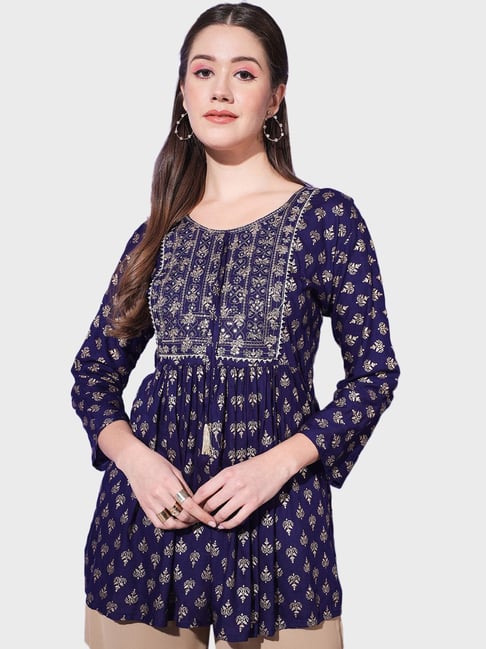 Buy Navy Blue Dresses for Women by BUYNEWTREND Online