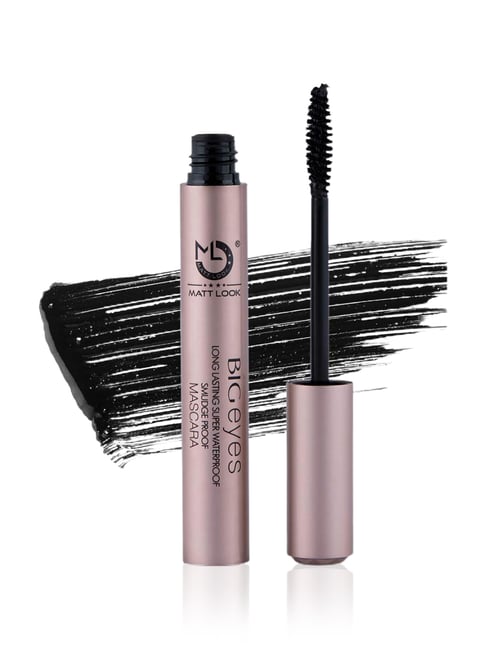 Matt Look Big Eyes Long Lasting Super Waterproof Smudge Proof Mascara Jet Black - 9 ml-image-1