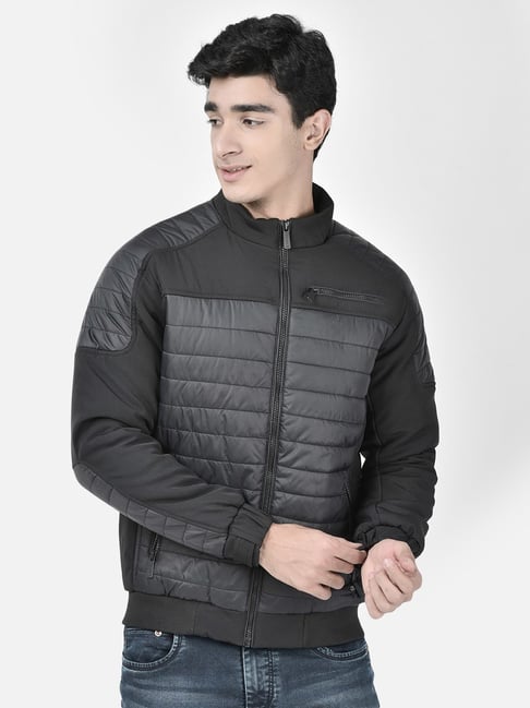 Crimsoune Club Black Regular Fit Quilted Quilted Jacket-picture-41