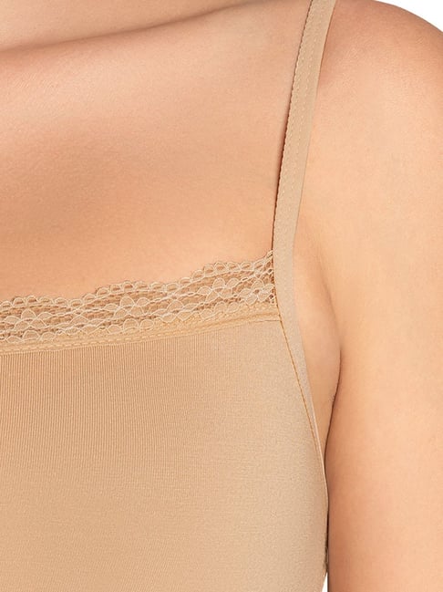 Amante Beige Cotton Full Coverage Bra