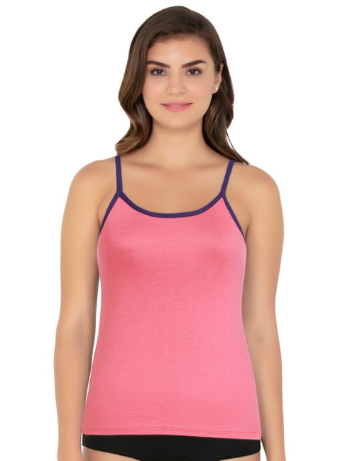 Amante Pink Cotton Camisole