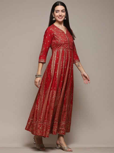 open lace back dress Buy Biba Women Red Ethnic Motifs Embroidered Kurta Online At Low Price