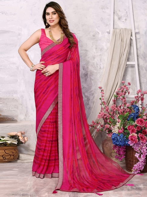 What jewelry should be opted for a baby pink saree? - Quora