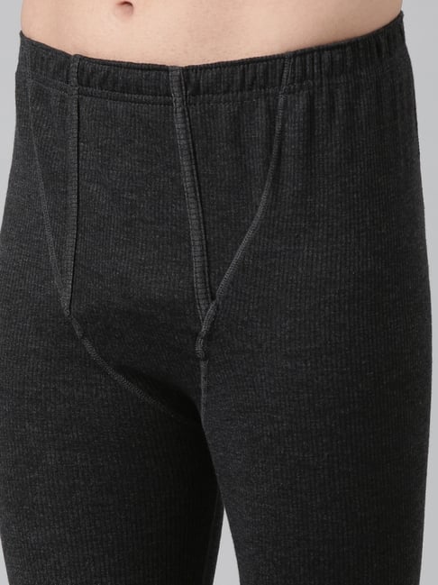 Dixcy Scott Maximus Dark Grey Melange Cotton Skinny Fit Thermal