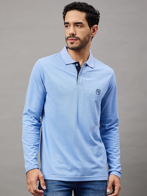 Club York Blue Regular Fit Polo T-Shirt-picture-44