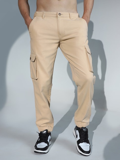 Hubberholme Slim Fit Men Beige Trousers - Buy Hubberholme Slim Fit Men  Beige Trousers Online at Best Prices in India | Flipkart.com