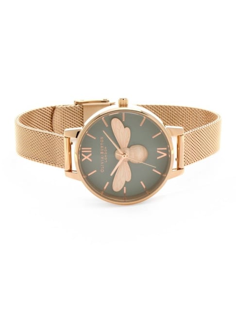 Buy Olivia Burton OB16FB10 Lucky Bee Analog Watch for Women Online