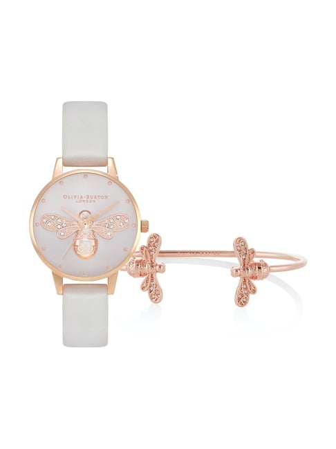 Moving Bee Rose Gold Leather Watch - 2 Colours – Just Bee Loved