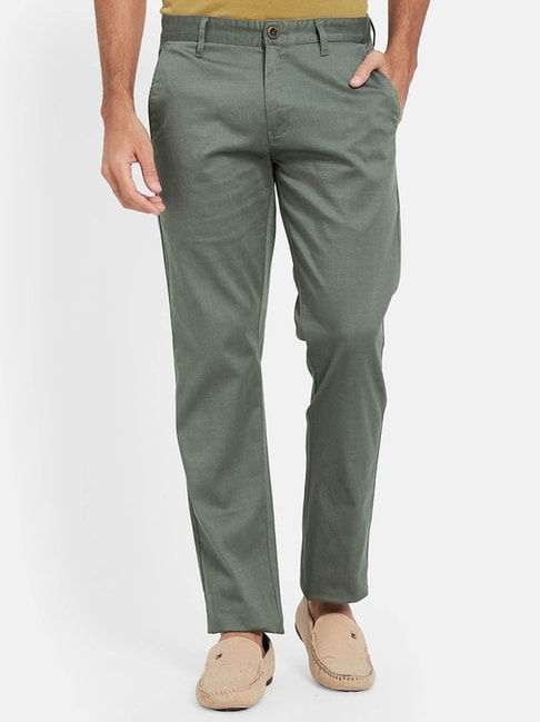 Regular Fit Linen Pants - Cream - Men | H&M US