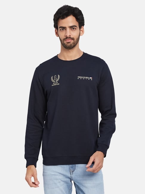 Octave Navy Regular Fit Sweatshirt