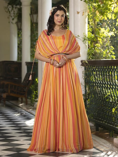 MAX Women Ethnic Dress Yellow Dress - Buy MAX Women Ethnic Dress Yellow  Dress Online at Best Prices in India | Flipkart.com