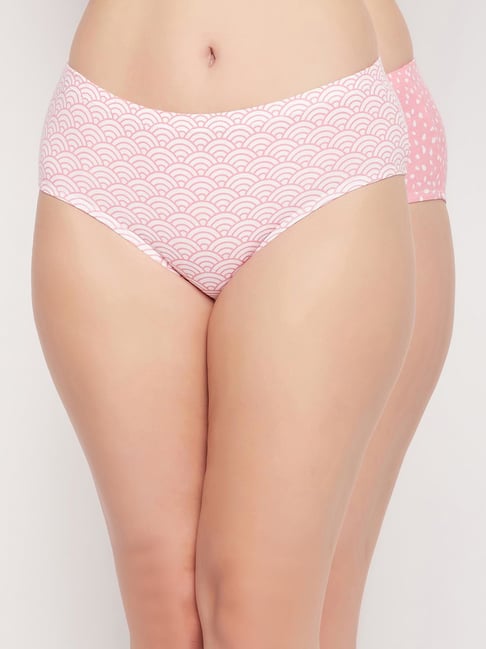Buy Clovia Pink Striped Panty for Women Online @ Tata CLiQ