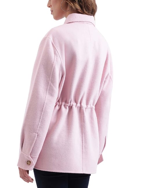 Buy Gant Pink Regular Fit Jacket for Women Online Tata CLiQ