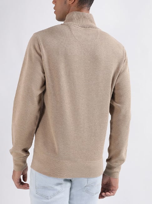 Buy Gant Khaki Regular Fit Sweatshirt for Mens Online Tata CLiQ