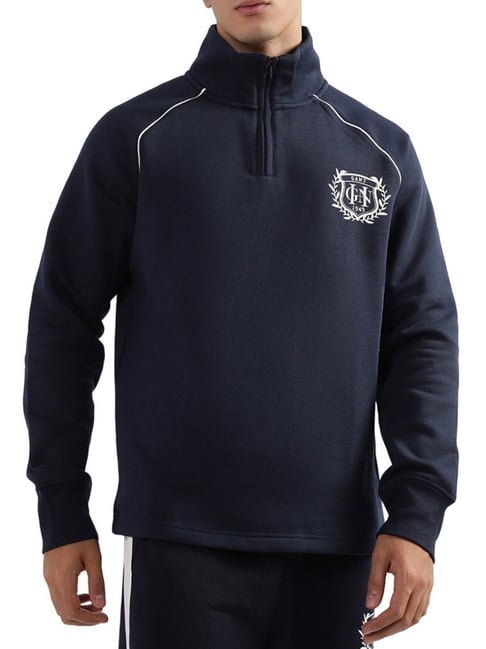 Gant Navy Regular Fit Sweatshirt-picture-14