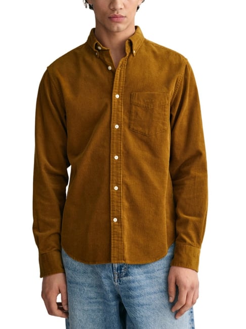 Gant Mustard Regular Fit Shirt