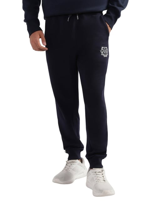 Buy Gant Blue Regular Fit Joggers for Mens Online Tata CLiQ