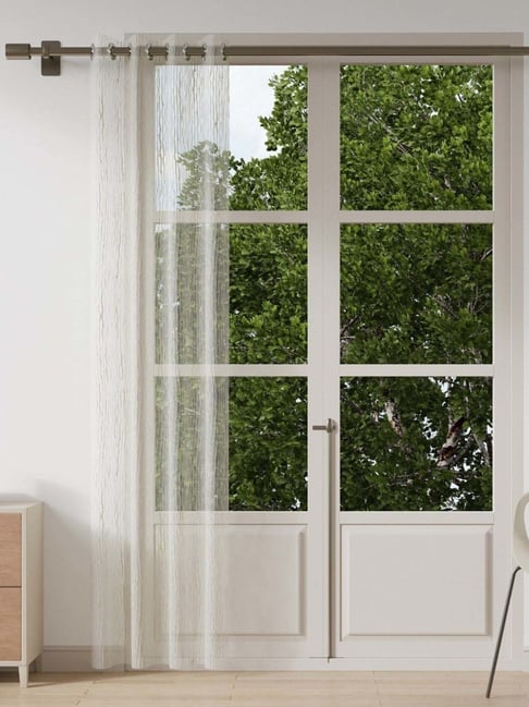 Ddecor Live Beautiful White Polyester Sheer Door Curtain-picture-28