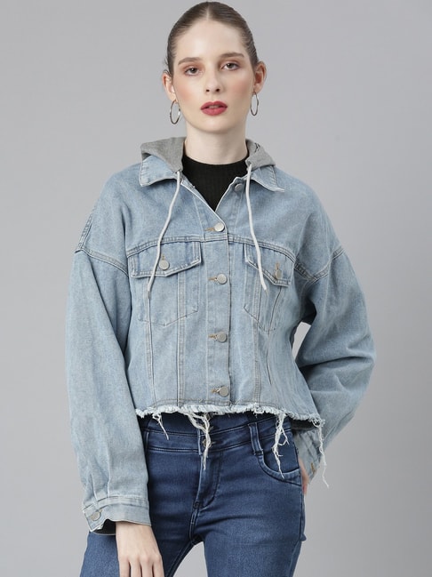 Amazon.com: Women's Oversized Denim Jacket Long Length Boyfriend Jean Jacket  2024 Casual Button Down Jean Coats with Pockets : Sports & Outdoors