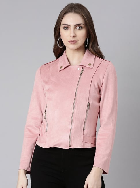 Pink suede clearance shirt