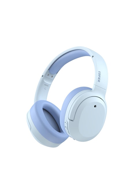 Edifier W820NB Plus Over Ear Wireless Headphones with Hybrid Active Noise Cancelling (Blue)