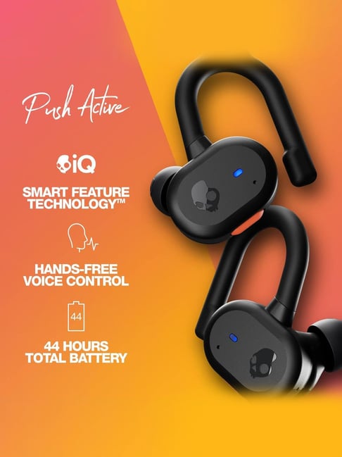 Skullcandy Push Active In Ear BT Earbuds with 44 Hr Total Battery