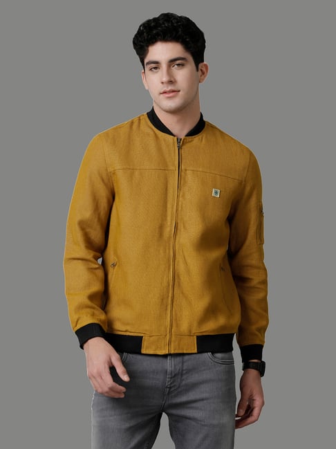 Mustard clearance linen jacket