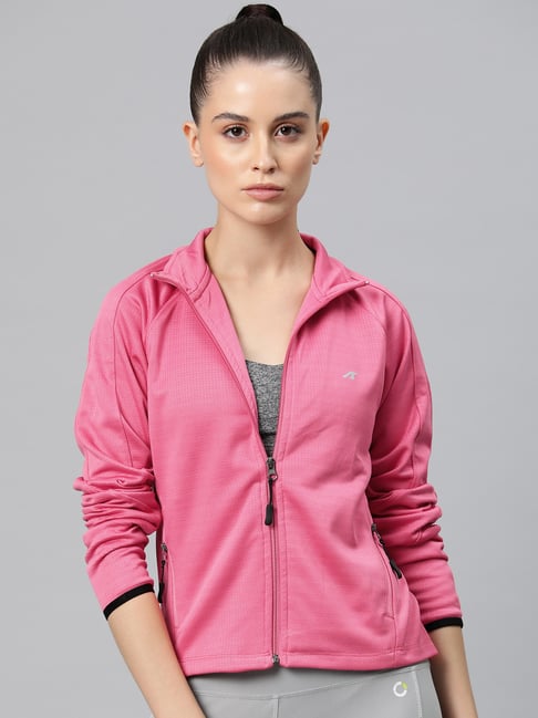 ALCIS Pink Printed Sports Jacket